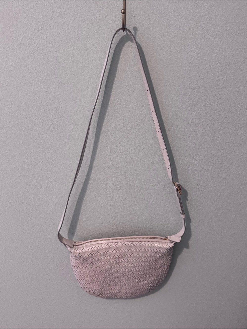 Madewell White Woven Crossbody Bag - Picture 2 of 4